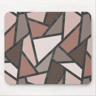 Mousepad Formas de vidro castanho manchado