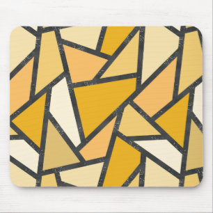 Mousepad Formas de vidro coloração amarela