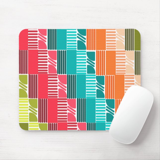 Mousepad Formas e Linhas Bauhaus 2 (Com mouse)
