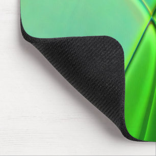 Mousepad Formas geométricas verdes curvas com contornos pro