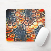 Formas redondas em ciano queimado e laranja-membro