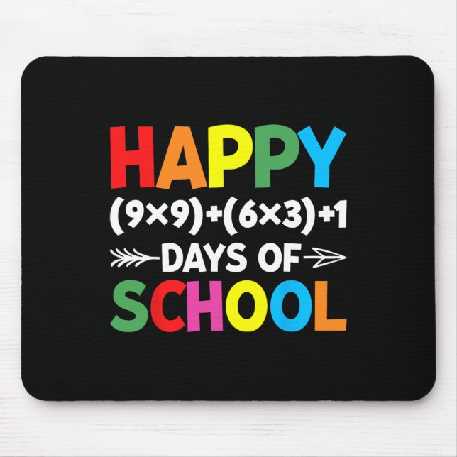 Mousepad Fórmula 100 Dias De Professora De Matemática De Di (Frente)