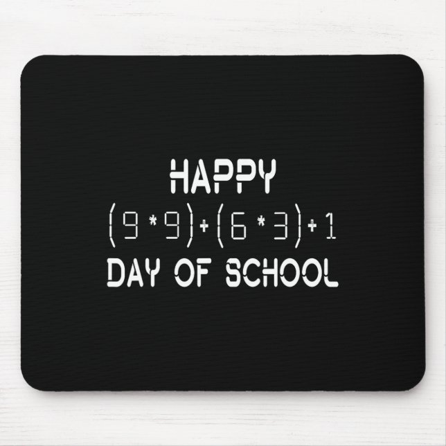 Mousepad Fórmula De Matemática 100 Dias De Estudo De Profes (Frente)