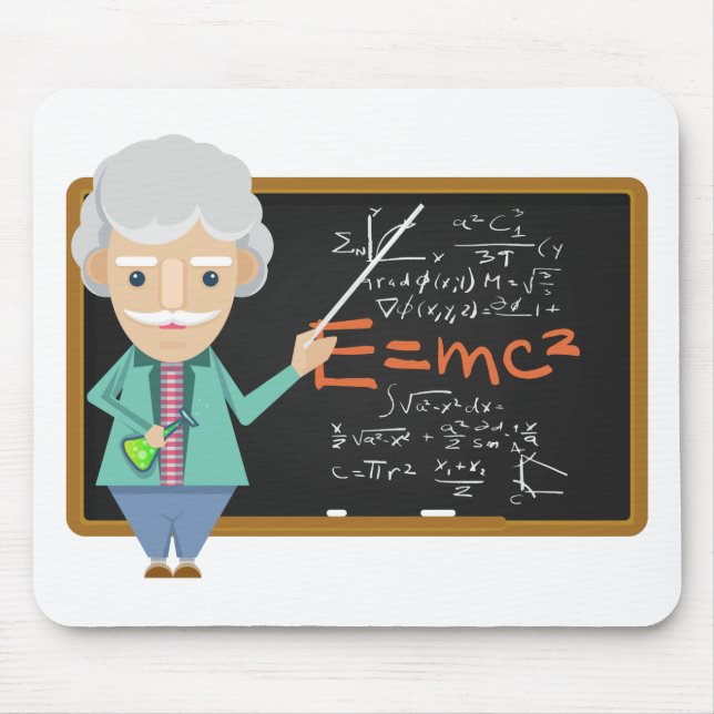 Mousepad Fórmula EMC2 do Professor de Ciência (Frente)