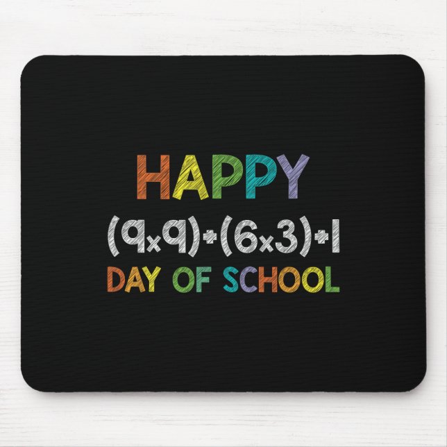 Mousepad Fórmula Matemática 100 Dias De Escola 100º Dia Div (Frente)