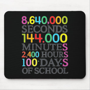 Mousepad Fórmula Matemática 100 Dias De Escola Professor De