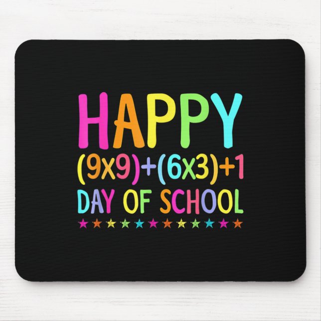 Mousepad Fórmula Matemática 100 Dias De Menina Professora (Frente)