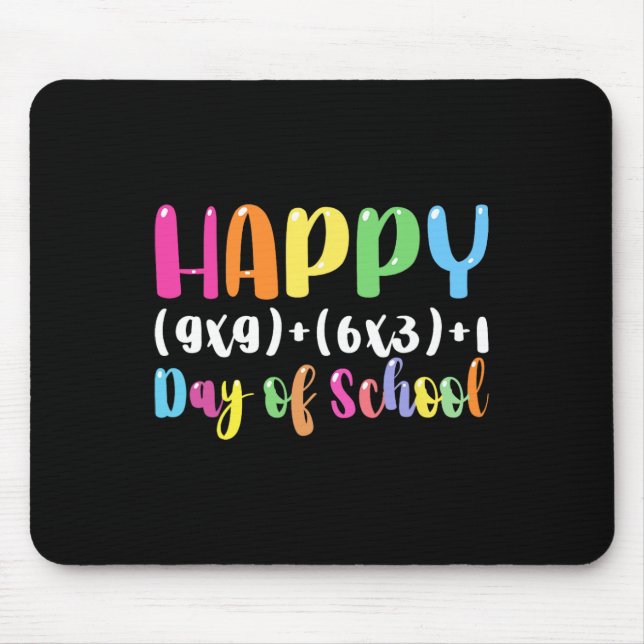 Mousepad Fórmula Matemática 100 Dias De Menina Professora (Frente)