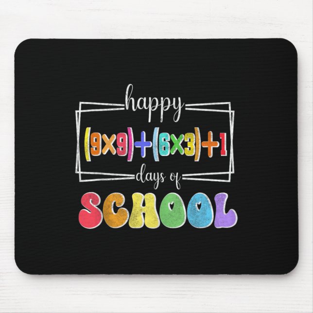 Mousepad Fórmula Matemática 100 Dias De Professora Engraçad (Frente)