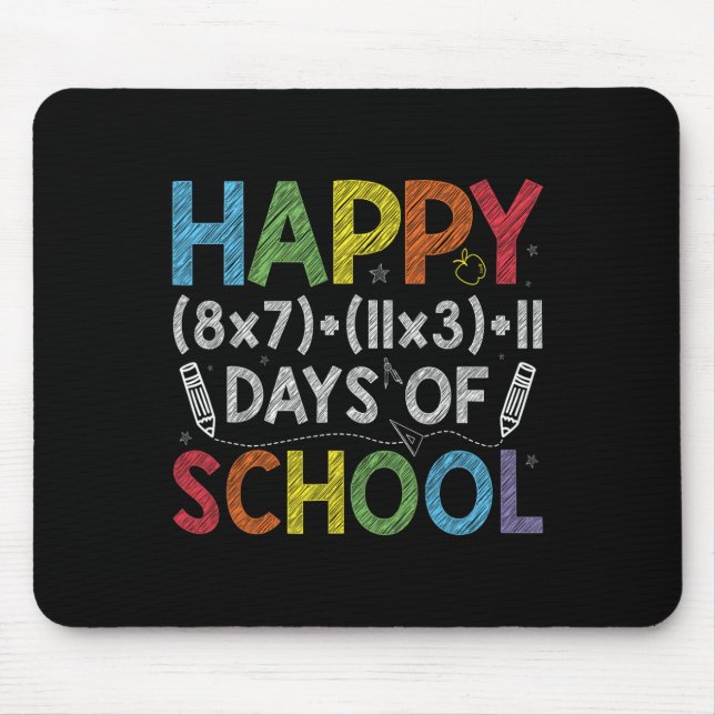 Mousepad Fórmula Matemática 100 Dias De Professora Engraçad (Frente)