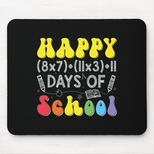 Mousepad Fórmula Matemática 100 Dias De Professora Engraçad (Frente)