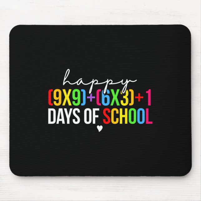 Mousepad Fórmula Matemática 100 Dias De Professora Engraçad (Frente)
