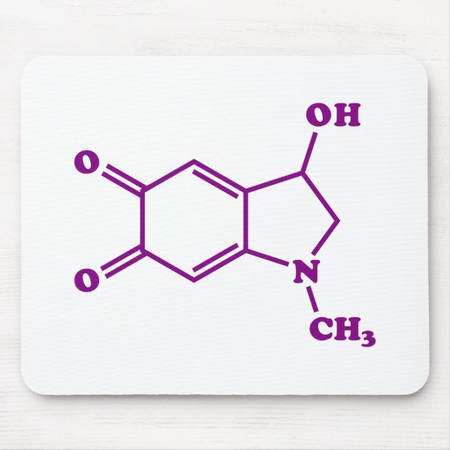 Mousepad Fórmula Química Molecular Adrenocromática (Frente)