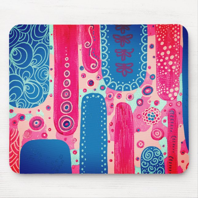 Mousepad Formulários divinos e Formas Abstrato (Frente)