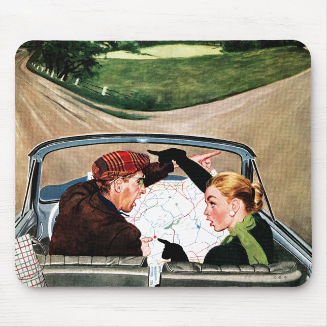 Mousepad Forquilha na estrada (Frente)