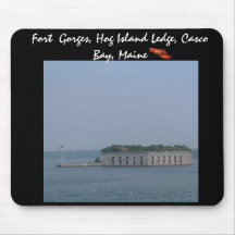 Fort Gorges, Ledge de Hog Island, Baía de Casco, M