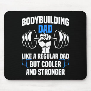 Mousepad Fortalecimento do ginásio Funny Bodybuilding Pai