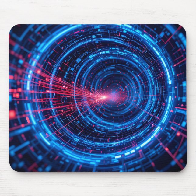 Mousepad Fortaleza Digital: O Fluxo Seguro (Frente)