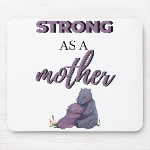 Mousepad Forte Como Mãe Negra