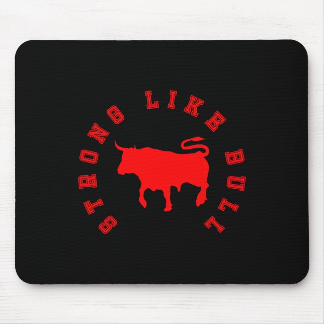 Mousepad Forte Como Touro (Frente)