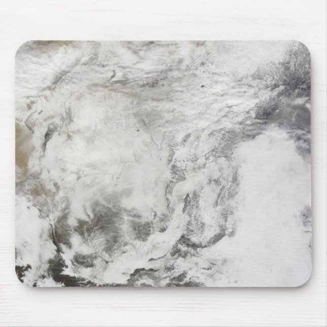 Mousepad Forte queda de neve na China (Frente)