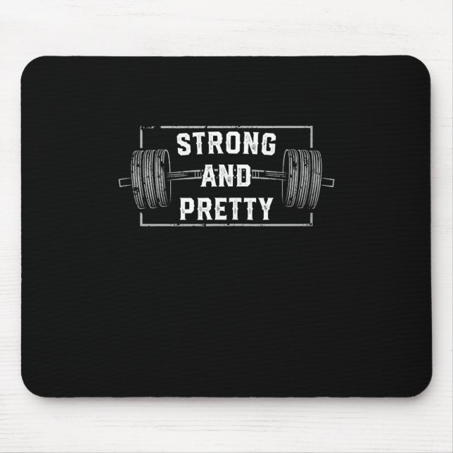 Mousepad Fortes E Bonito Citações De Gym Engraçadas Em Cima (Frente)