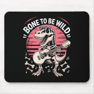 Mousepad Fóssil Dinossauro Engraçado - Osso A Ser Selvagem