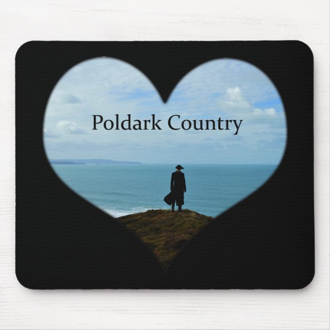 Mousepad Foto Cornualha Inglaterra do país de Poldark (Frente)