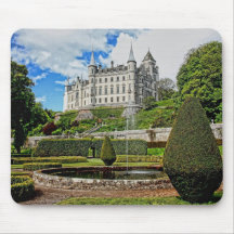 Foto da arquitetura do castelo de Dunrobin