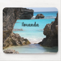 Foto da costa e mar das ilhas tropicais