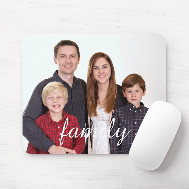 Mousepad Foto da família (Com mouse)