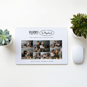 Mousepad Foto da família de Dias de as mães personalizados