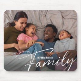 Mousepad Foto da família personalizada simples