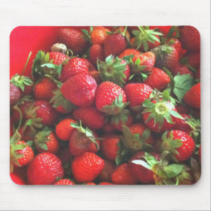 Mousepad Foto da fruta vermelha do Morango