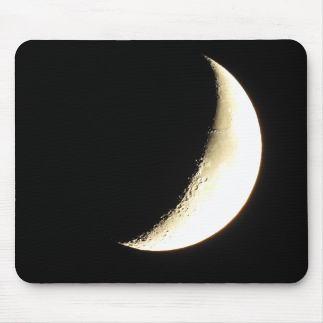 Mousepad Foto da Lua Close up das Crateras (Frente)