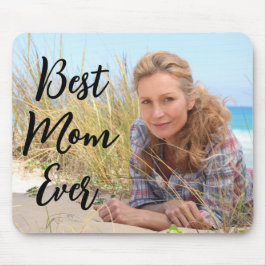 Mousepad Foto da Melhor Mãe de Todos os Tempos com Letra Mo