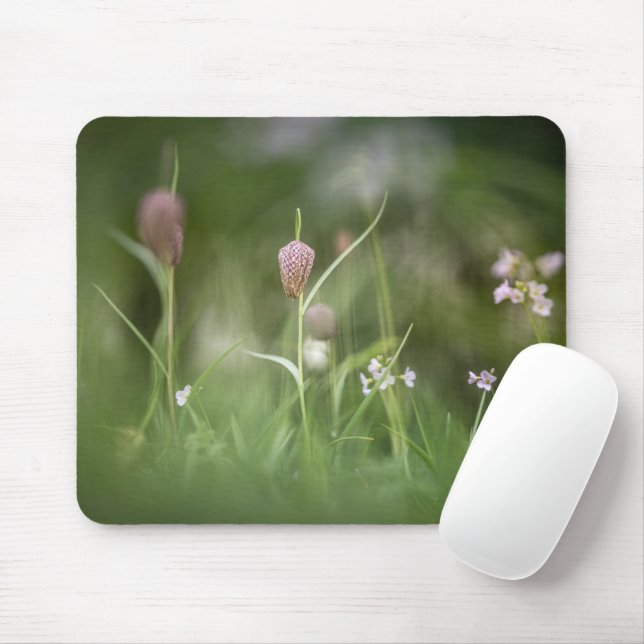 Mousepad Foto da Natureza do Chess Flower (Com mouse)