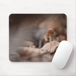 Mousepad Foto da natureza do cogumelo pequeno