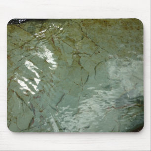 Mousepad Foto da Natureza do Rochedo Coberto por Água