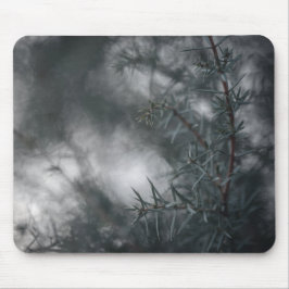 Mousepad Foto da Natureza Floral Juniper Dark Moody