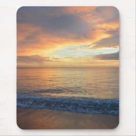Mousepad Foto da natureza moderna do Sunset Beach tropical