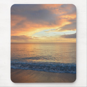 Mousepad Foto da natureza moderna do Sunset Beach tropical