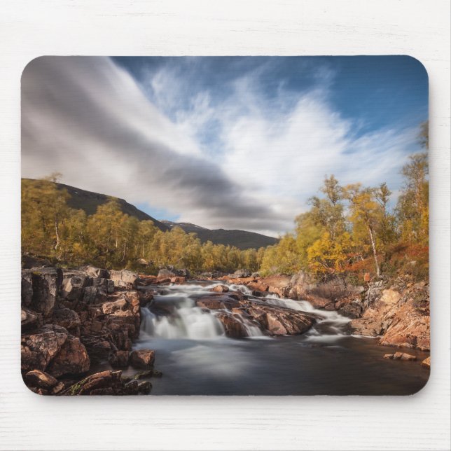 Mousepad Foto da paisagem da Escandinávia (Frente)