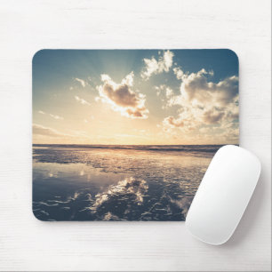 Mousepad Foto da paisagem da praia Sunset