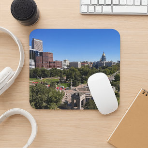 Mousepad Foto da paisagem do centro de Denver Colorado