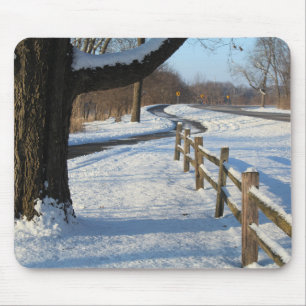 Mousepad Foto da pista de inverno