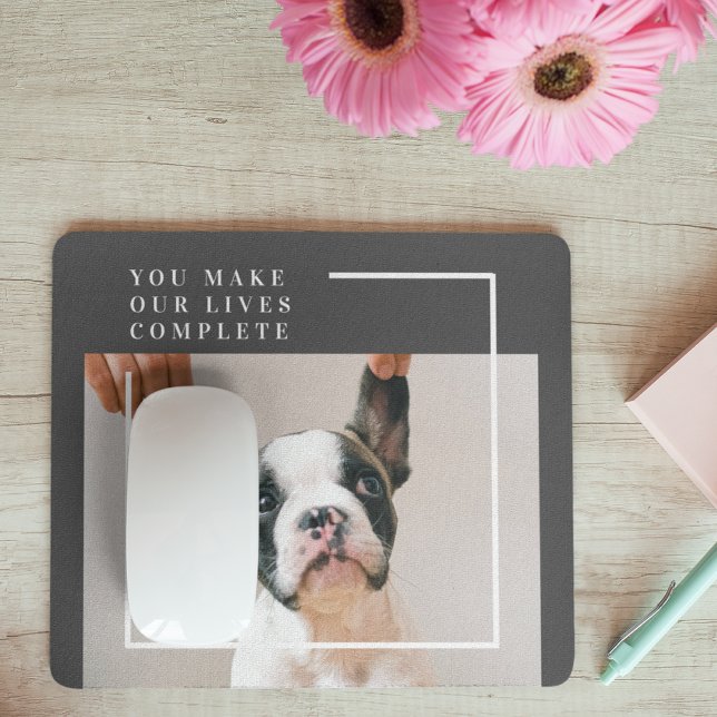 Mousepad Foto de Cachorro Moderno | Cachorro (Criador carregado)