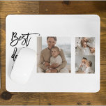 Mousepad Foto de Colagem de Beleza Melhor Pai Alguma Vez Of<br><div class="desc">O Melhor Pai de Foto de Colagem de Beleza é um presente personalizado que combina beleza e valor sentimental para criar um presente significativo para o seu pai. O presente é uma colagem de fotos cuidadosamente selecionadas de você e seu pai, organizadas de uma forma bela e artística. As fotos...</div>