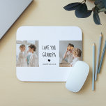 Mousepad Foto de Colagem Moderna Ama Seu Avô Melhor Present<br><div class="desc">Foto de Colagem Moderna Ama Seu Avô Melhor Presente</div>