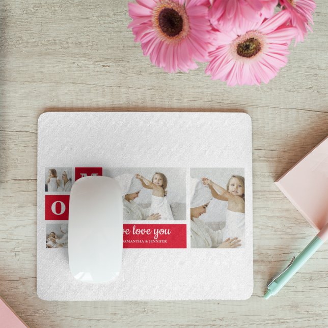 Mousepad Foto de Colagem Moderna Melhor Mãe Que Nunca Prese (Criador carregado)